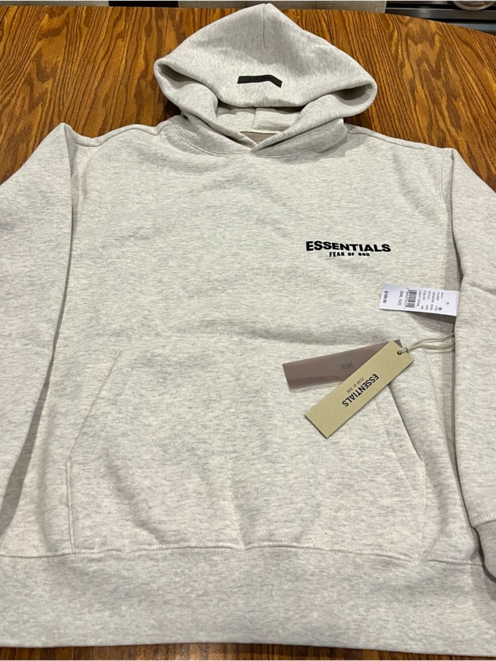 Fear of God Essentials Hoodie in Light Gray